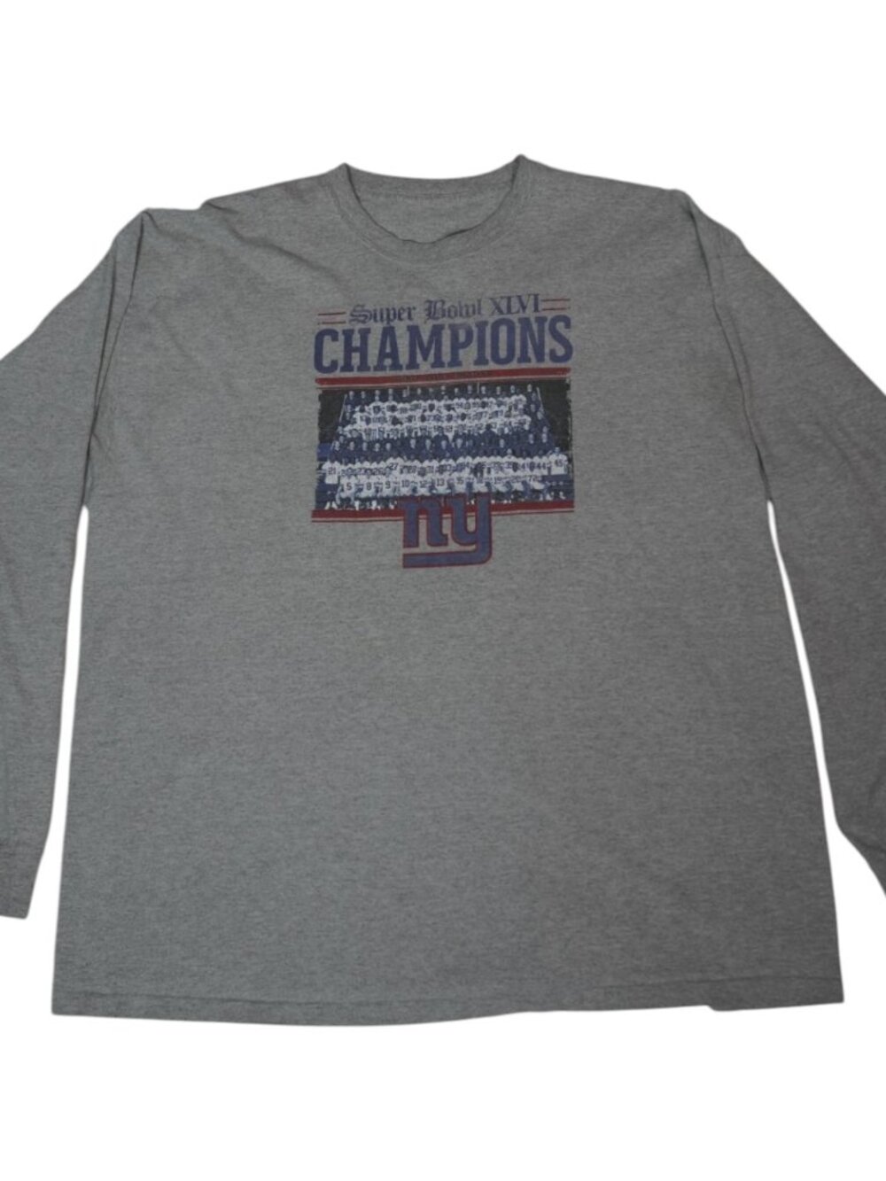 NY Giants Super Bowl XLVI Champions Long Sleeve